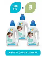 Unibaby Sıvı Çamaşır Deterjanı 1500ml Aktif Paket 3lü