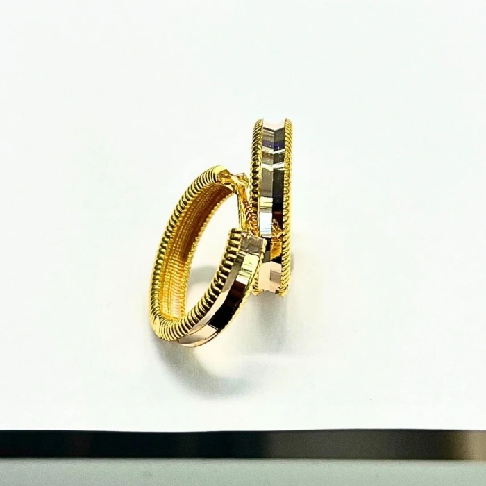 14 Ayar Altın Ajda Küpe