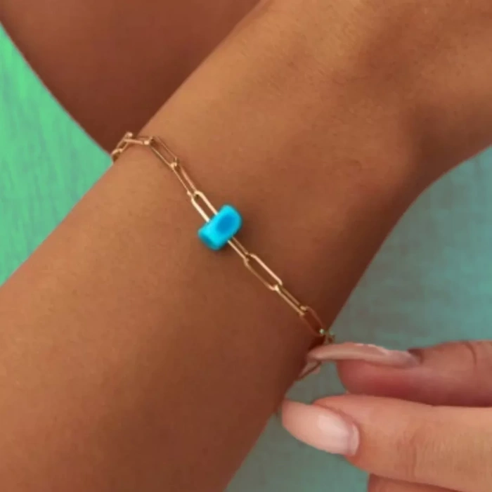 14 Ayar Altın Ataç Bileklik