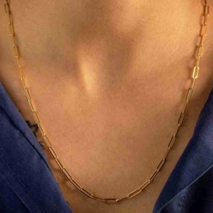 14 Ayar Altın Ataç Zincir
