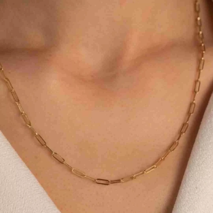 14 Ayar Altın Ataç Zincir