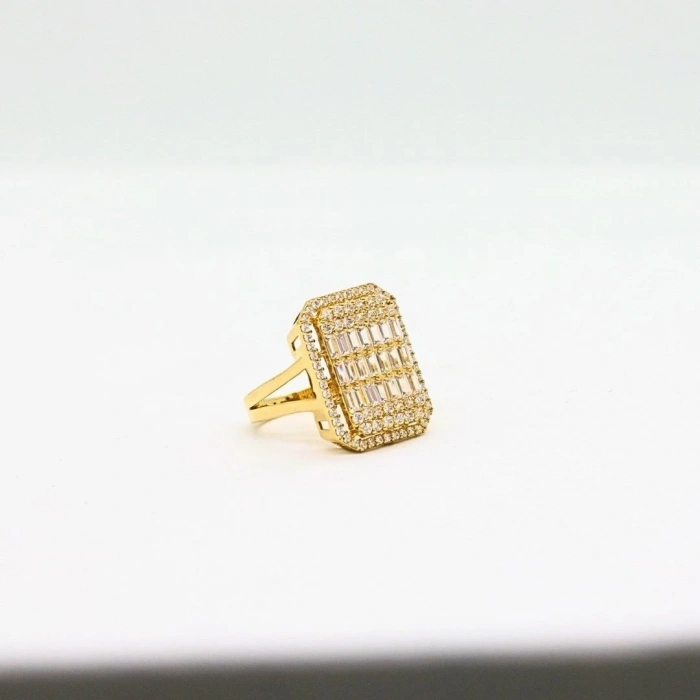 14 Ayar Altın Baget Yüzük