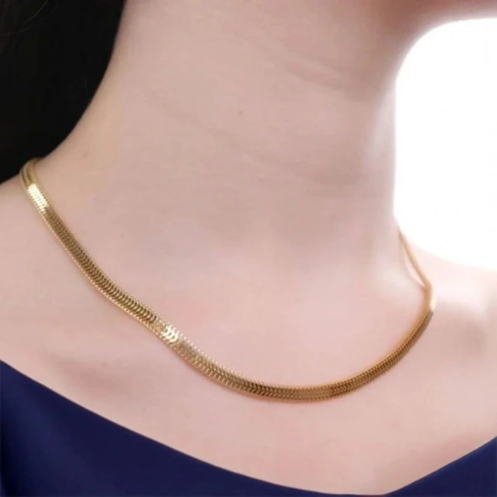 14 Ayar Altın Balık Sırtı Zincir