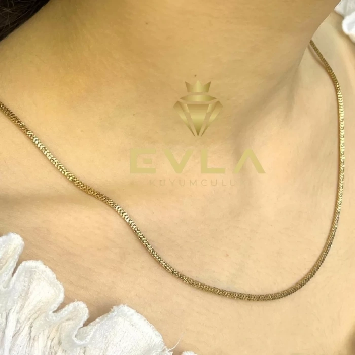 14 Ayar Altın Benek Zincir