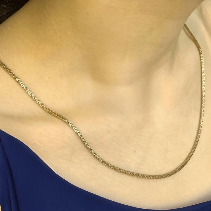 14 Ayar Altın Benek Zincir