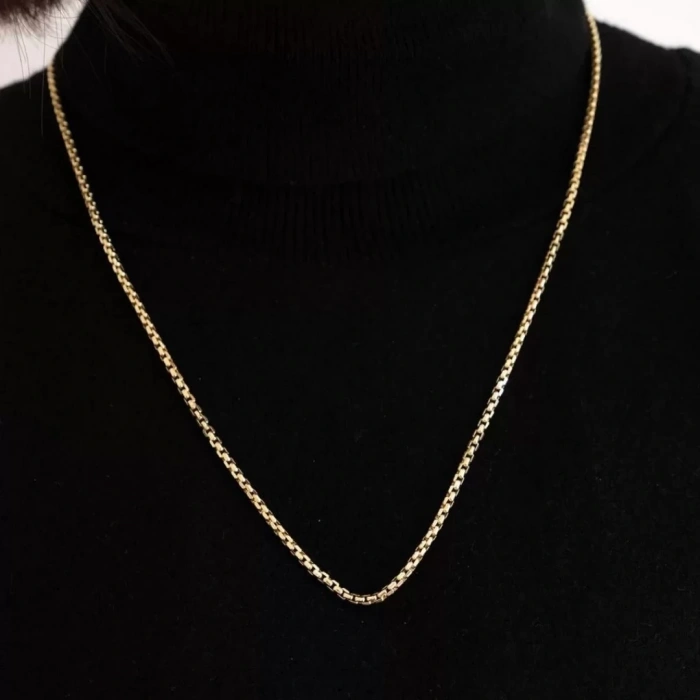 14 Ayar Altın Doç Zincir