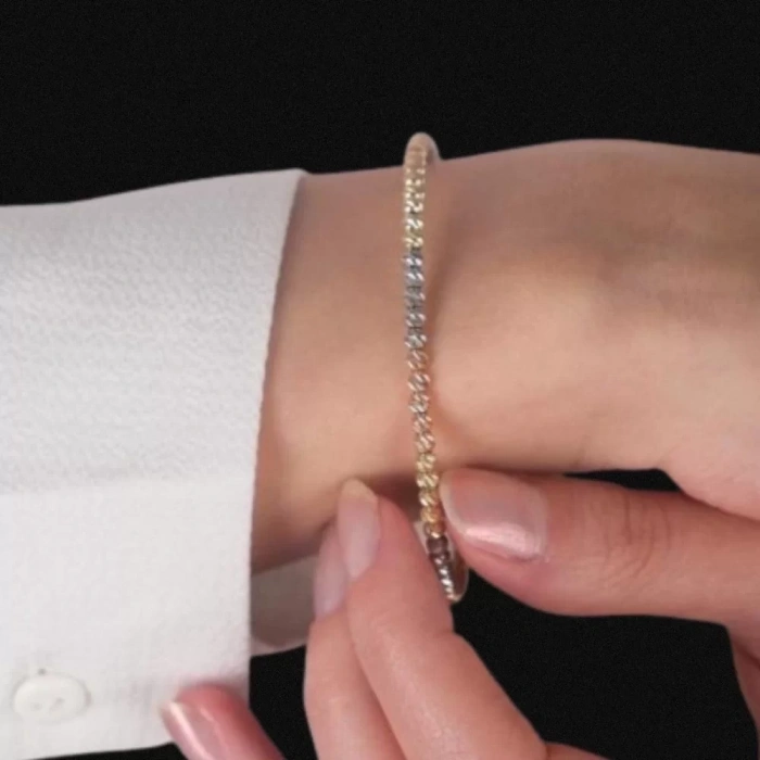 14 Ayar Altın Dorika Kelepçe