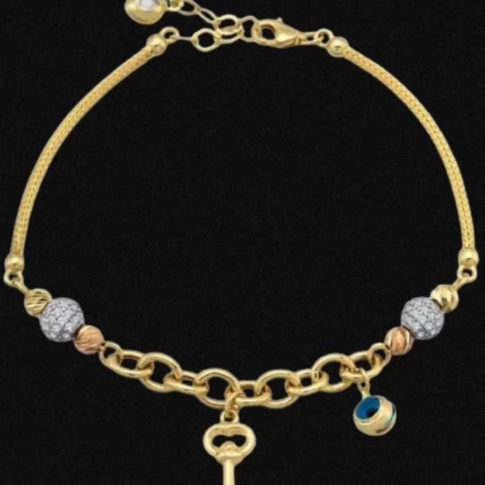 14 Ayar Altın İtalyan Pandora Bileklik