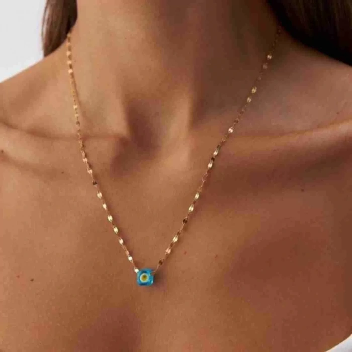 14 Ayar Altın Kalın Aynalı Zincir