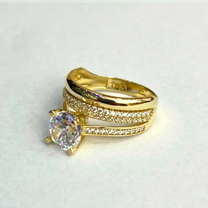 14 Ayar Altın Mini Klasik Tektaşlı Alyans