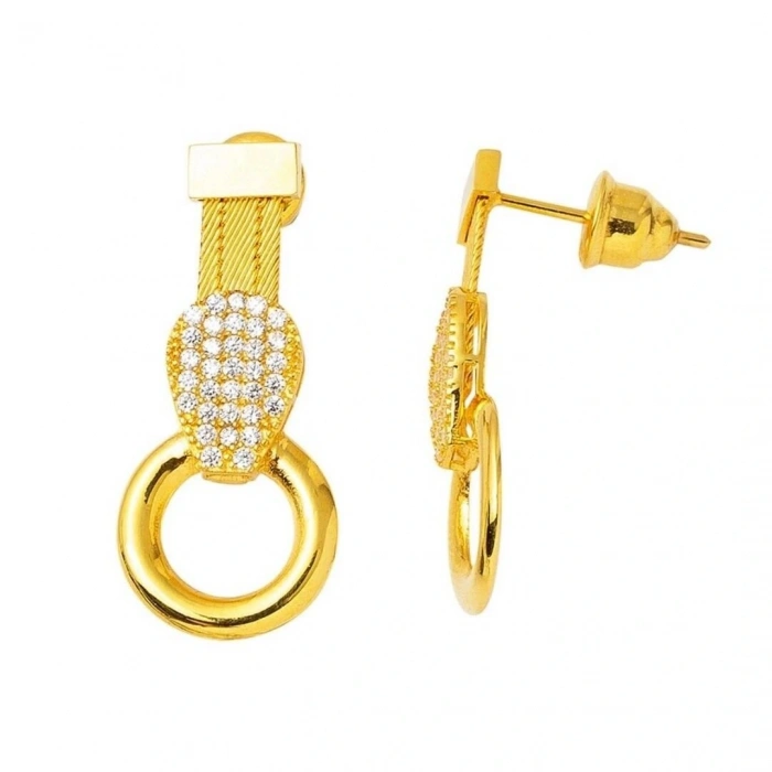 22 Ayar Altın 3 Sıra Taşlı Trabzon Hasır Set Takımı