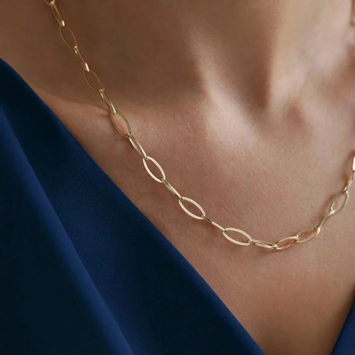 Altın Geniş Ataç Zincir