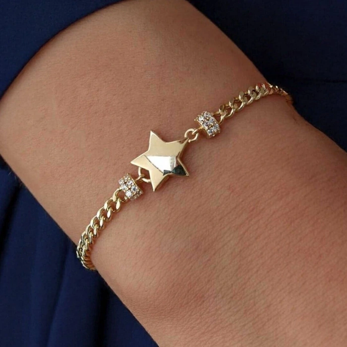 Altın Yıldızlı Gurmet Bileklik