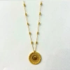 14 Ayar Altın Çeyrekli Kolye
