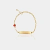 14 Ayar Altın Çilekli Çocuk Bilekliği