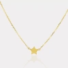 14 Ayar Altın Yıldız Kolye