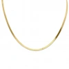 Altın İtalyan Ezme Zincir 3 mm - 55 cm 8 Ayar Altın