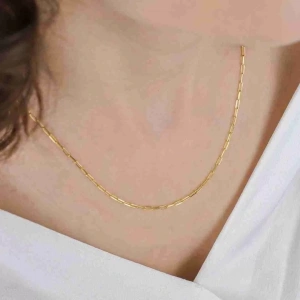 14 Ayar Altın Ataç Zincir