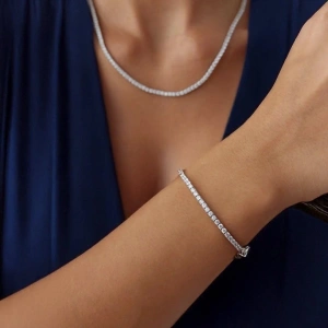 14 Ayar Altın Beyaz Su Yolu Düğün Seti Takımı