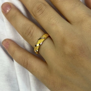 14 AYAR ALTIN ÇAPRAZ YÜZÜK