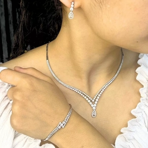 14 Ayar Altın Çift Sıra Kronet Set Takımı