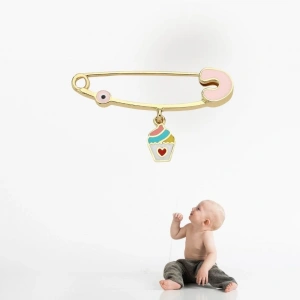 14 Ayar Altın Dondurma Bebek İğnesi