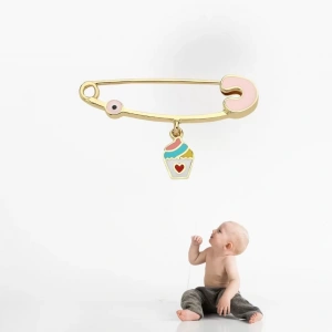 14 Ayar Altın Dondurma Bebek İğnesi