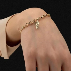 14 Ayar Altın İtalyan Deniz Kabuğu Bileklik