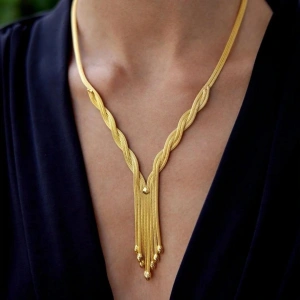 14 Ayar Altın Mesh Örgü Düğün Seti Takımı