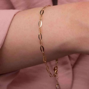 14 Ayar Ataç Küçük Altın Bileklik