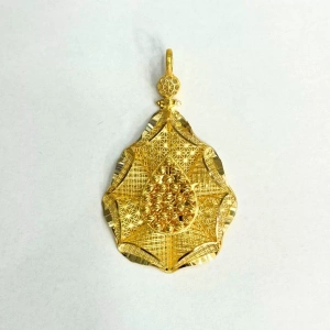 8 Ayar Altın Damla Dorika Kolye