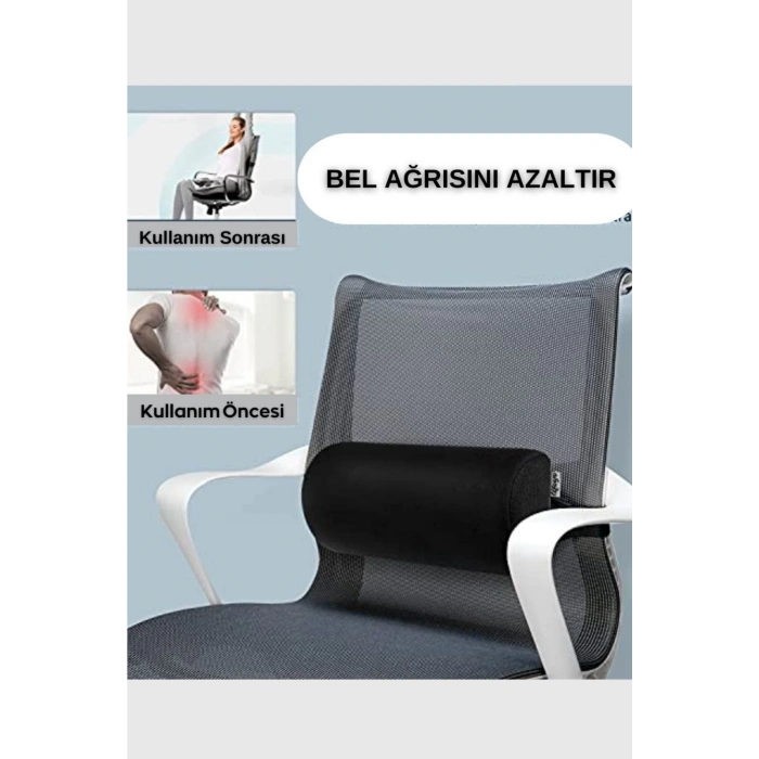 Bel Destek Minderi Ortopedik Sırt Minderi Çok Amaçlı Yastık - KÜCÜK BEL-65