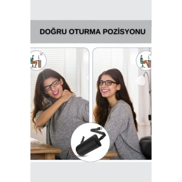 Bel Destek Minderi Ortopedik Sırt Minderi Çok Amaçlı Yastık - KÜCÜK BEL-65