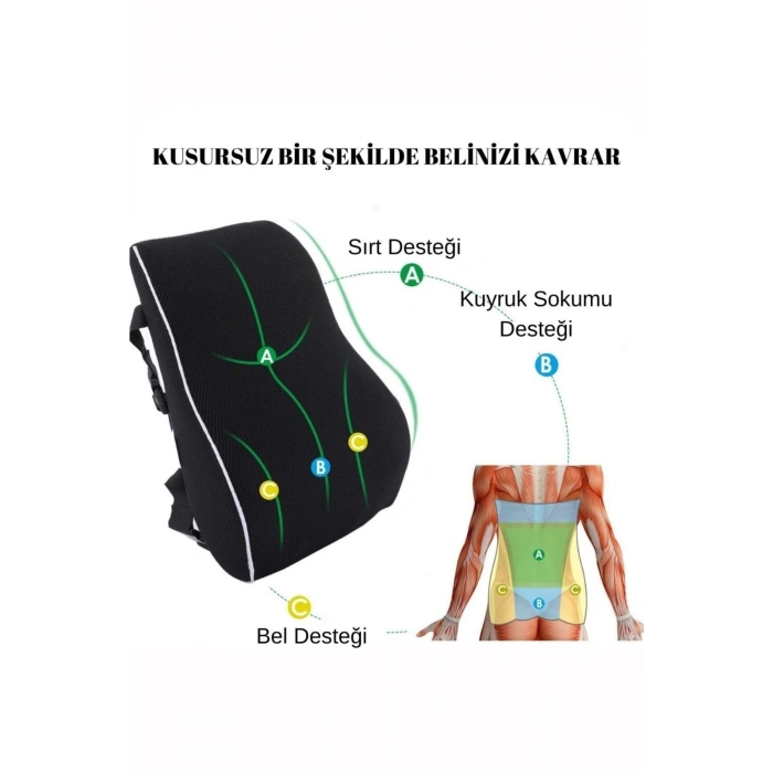 Ortopedik Bel Yastığı Sırt Minderi