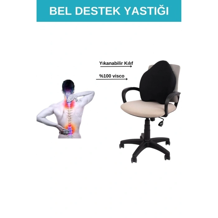 Ortopedik Bel Yastığı Sırt Minderi Araç Bel Minderi Lüx Bel Yastığı Ortopedik Bel Destek Minderi