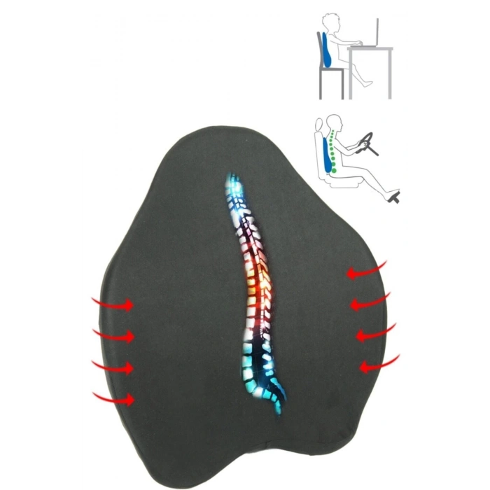 Ortopedik Bel Yastığı Sırt Minderi Araç Bel Minderi Lüx Bel Yastığı Ortopedik Bel Destek Minderi