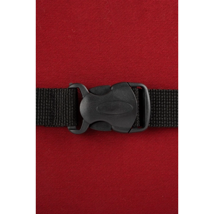 Ortopedik Bel Yastığı Sırt Minderi Visco Araç Bel Minderi Araç Sırt Yastıgı - BORDO