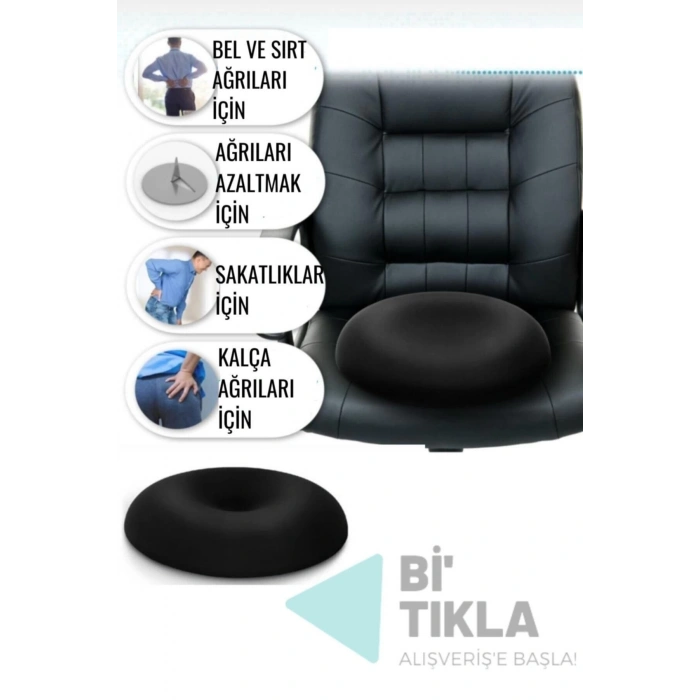 Ortopedik Visko Oturma Simidi Oturma Minderi Sandalye Oto Minderi Ortopedik