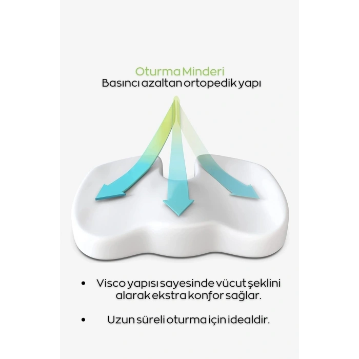 Sandalye Minderi Kuyruk Sokumu Ortopedik Sandalye Oturma Minderi
