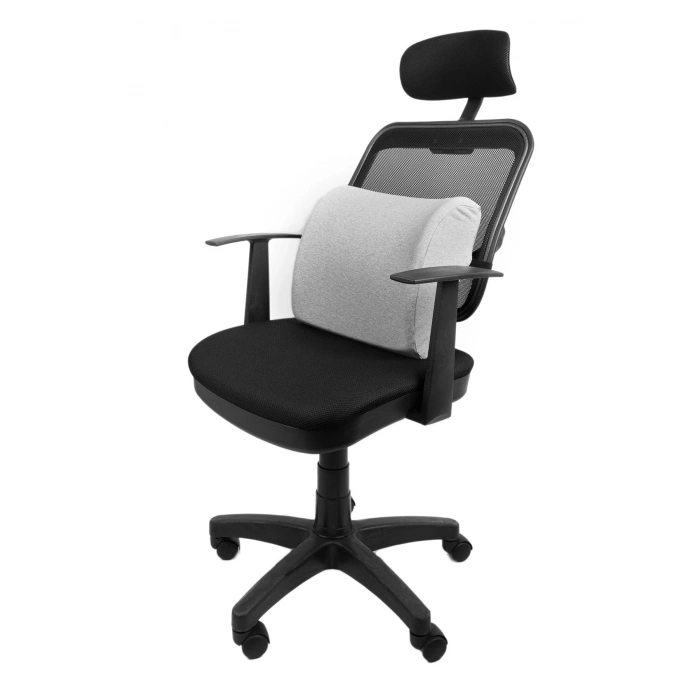 Visco Bel Destek Minderi Ve Visco Oturma Minderi Yastığı 2 Full Set Gri