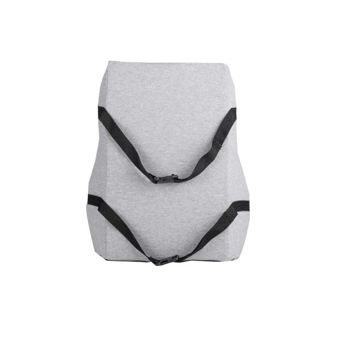 Visco Bel Yastığı Sırt Minderi Ortopedik Bel Minderi Ortopedik Sırt Yastığı %100 Visco Gri Renk