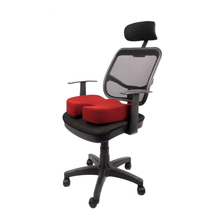 Visco Ortopedik Cocix Minder Kuyruk Sokumu Ve Kalca Ağrıları Için Visco Minder - BORDO