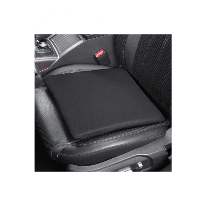 Visco Ortopedik Oturma Minderi Kare Minder Siyah Ortopedik Minder 45x42x7 Cm