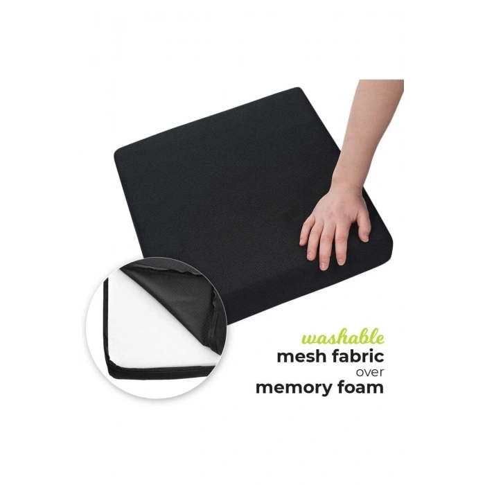 Visco Oturma Minderi Kare Minder Ortopedik Minder Ofis Koltugu Icin Özel Tasarım Minder