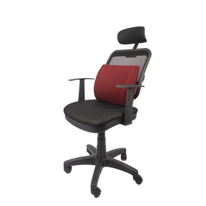 Visco Sırt Yastığı Sırt Minderi Sandalye Yastığı Koltuk Sırt Minderi Ortopedik Minder Bel Minderi - SİYAH