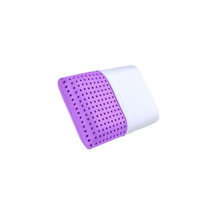 VİSCO YASTIK ORTOPEDİK YASTIK BOYUN FITIĞI YASTI AROMA TERAPİ YASTIK 60X40X15 CM - MOR