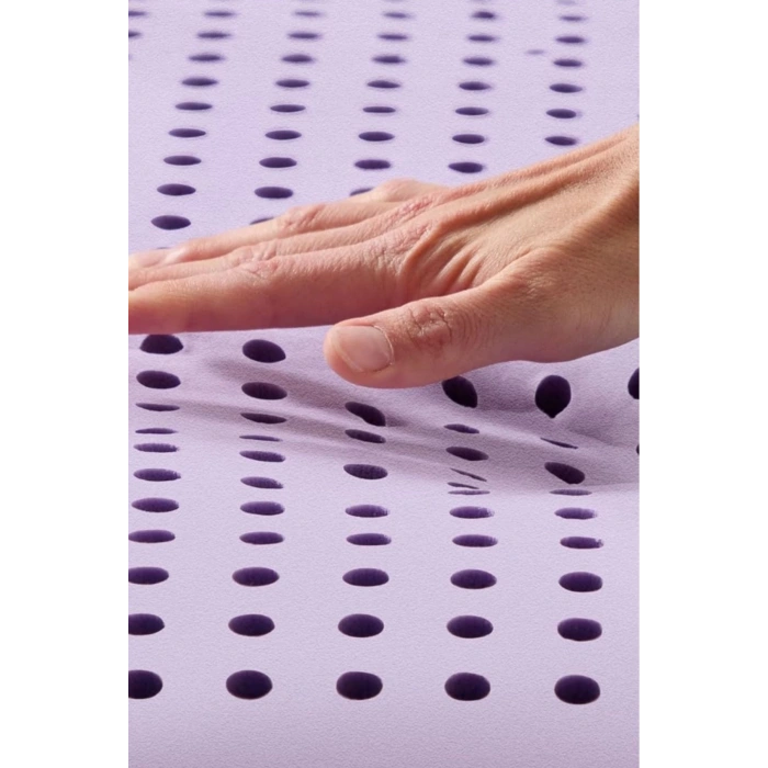 VİSCO YASTIK ORTOPEDİK YASTIK BOYUN FITIĞI YASTI AROMA TERAPİ YASTIK 60X40X15 CM - MOR