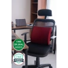 Bel Ve Sırt Destek Minderi Bel Yastıgı - BORDO