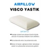Visco Air Pillow Hava Kanalı Düz Yastık Ortopedik Yastık Boyun Agrıları Icin Visco Yastık - BEYAZ