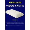 Visco Air Pillow Hava Kanalı Düz Yastık Ortopedik Yastık Boyun Agrıları Icin Visco Yastık - BEYAZ